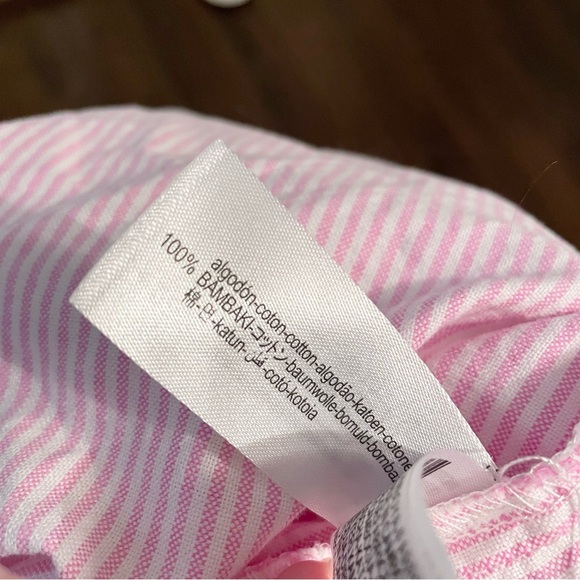 Zara Pink Striped Button-Up Shirt - Picture 8 of 8